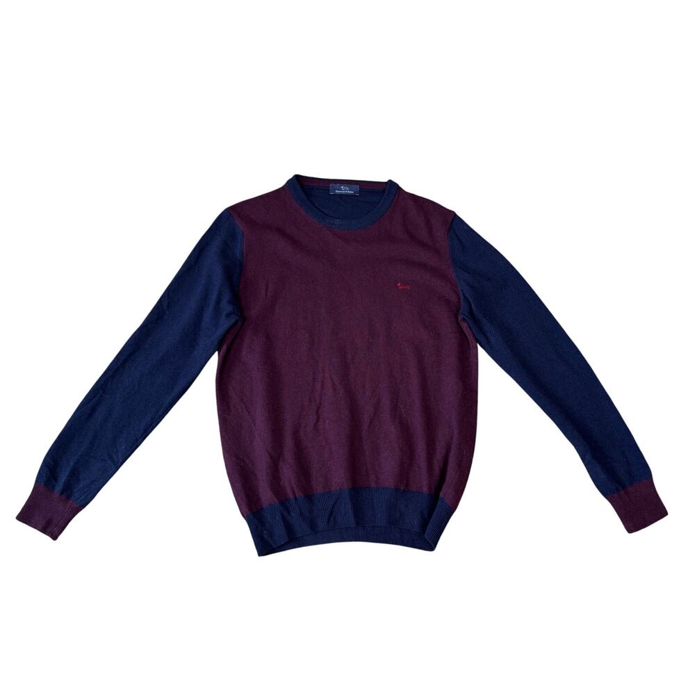 Harmont & Blaine Luxury Italian Cashmere Crewneck Sweater US Men's S